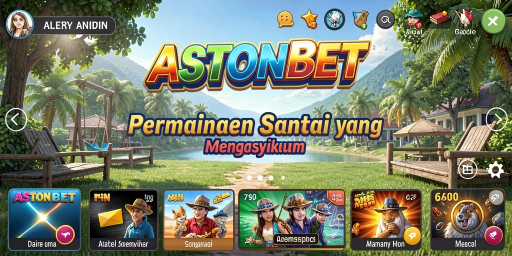 Tampilan menarik dari gameplay ASTONBET yang penuh warna.