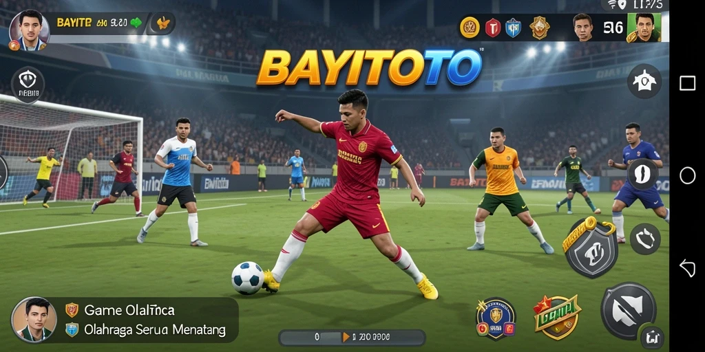 Tampilan gameplay seru di BAYITOTO dengan aksi olahraga yang menantang.