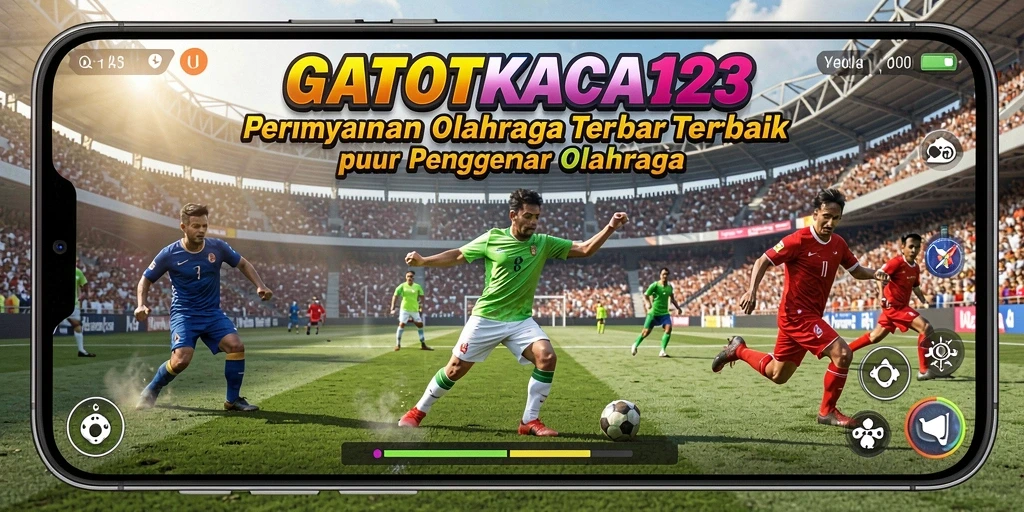 Screenshot gameplay <strong>GATOTKACA123</strong> yang menunjukkan aksi seru permainan olahraga.