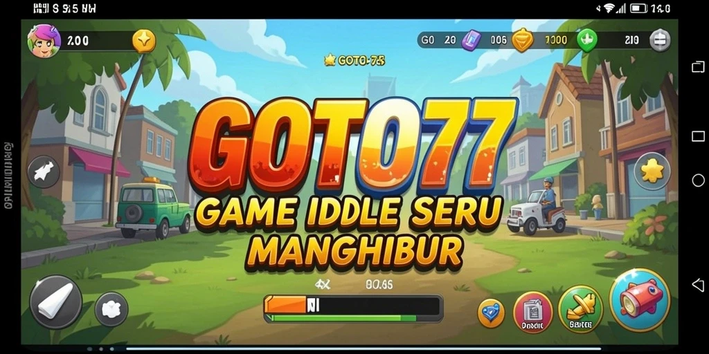 Tampilan gameplay GOTO77 yang menarik dalam genre Idle.