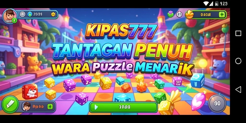 Tampilan gameplay KIPAS777 yang penuh warna dan menantang.