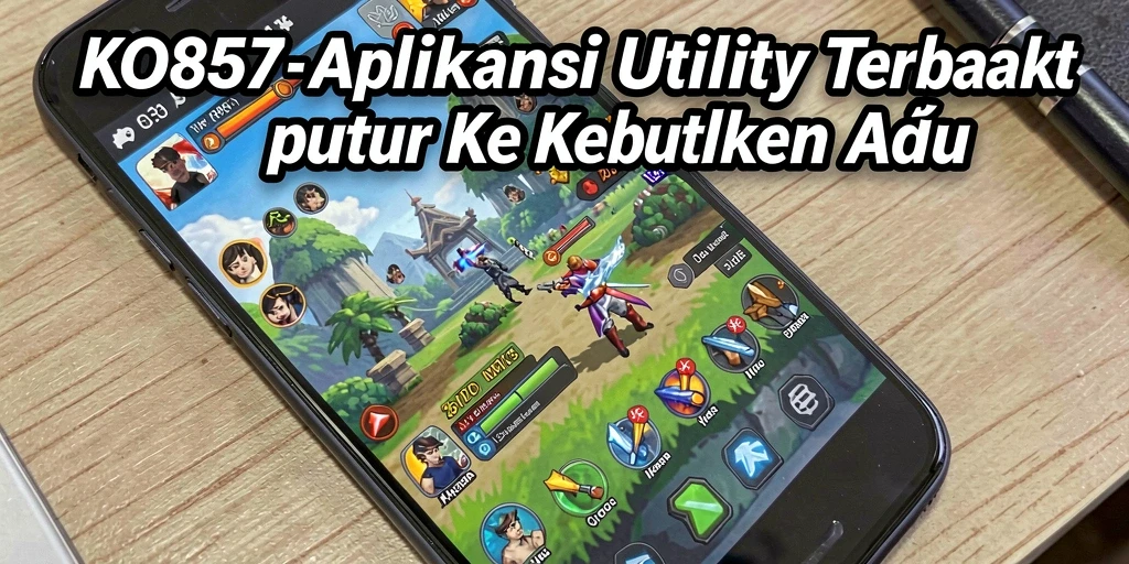 Screenshot menunjukkan antarmuka KO857 dengan fitur Utility yang memudahkan pengguna.