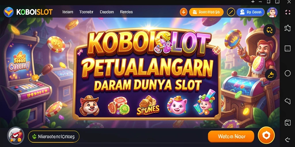 Screenshot gameplay KOBOISLOT dengan aksi petualangan yang seru.