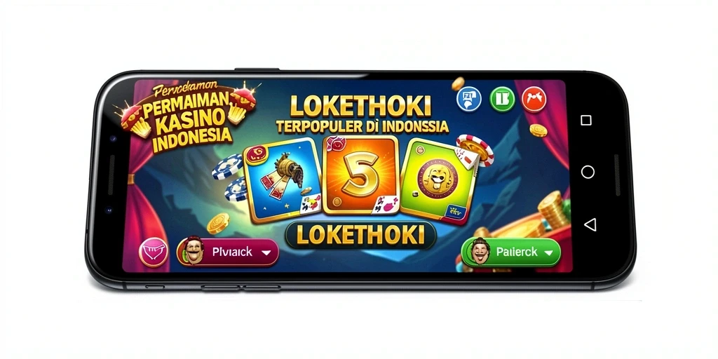 Tampilan gameplay LOKETHOKI yang memukau dalam suasana kasino.