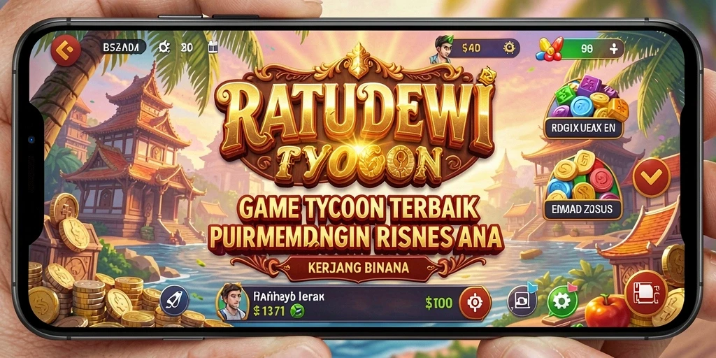 Tangkapan layar dari gameplay <strong>RATUDEWI</strong> menunjukkan pengelolaan bisnis yang aktif.