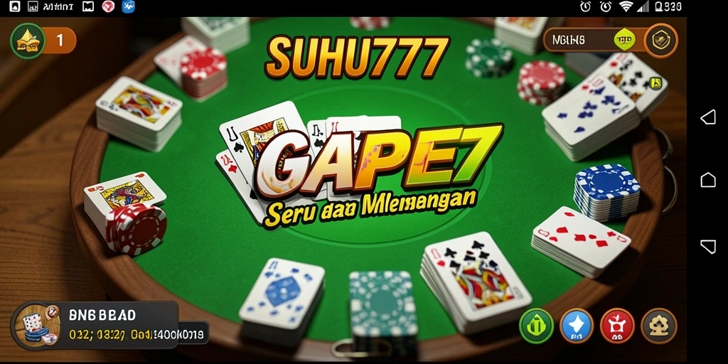 Tampilan screenshot <strong>SUHU777</strong> yang menampilkan permainan Gaple yang seru.