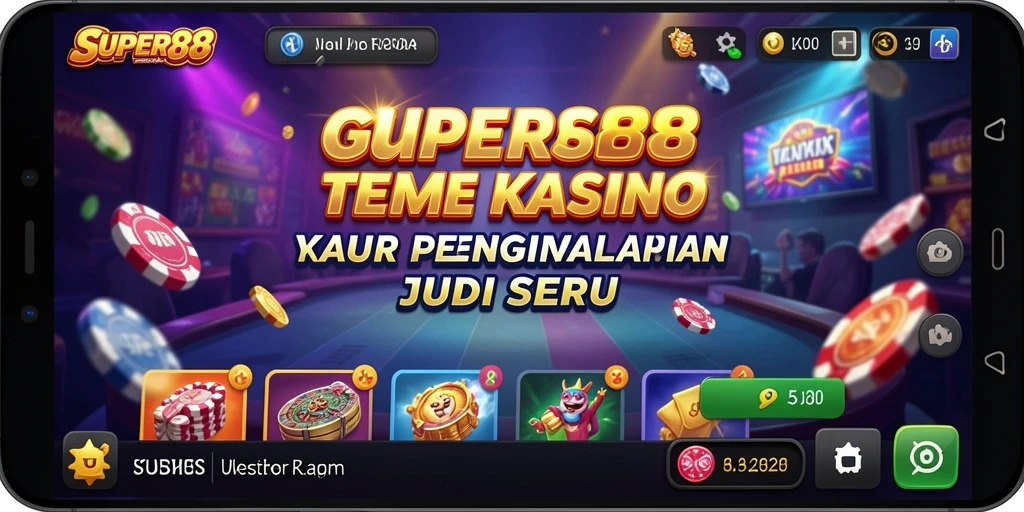 Screenshot utama SUPER88 menampilkan gameplay Kasino yang seru dan menghibur.